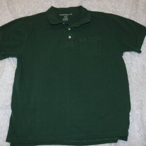 Mountain Lake mens polo shirt size L 100% cotton